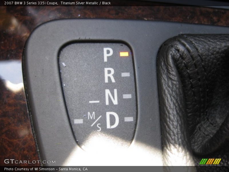 Titanium Silver Metallic / Black 2007 BMW 3 Series 335i Coupe
