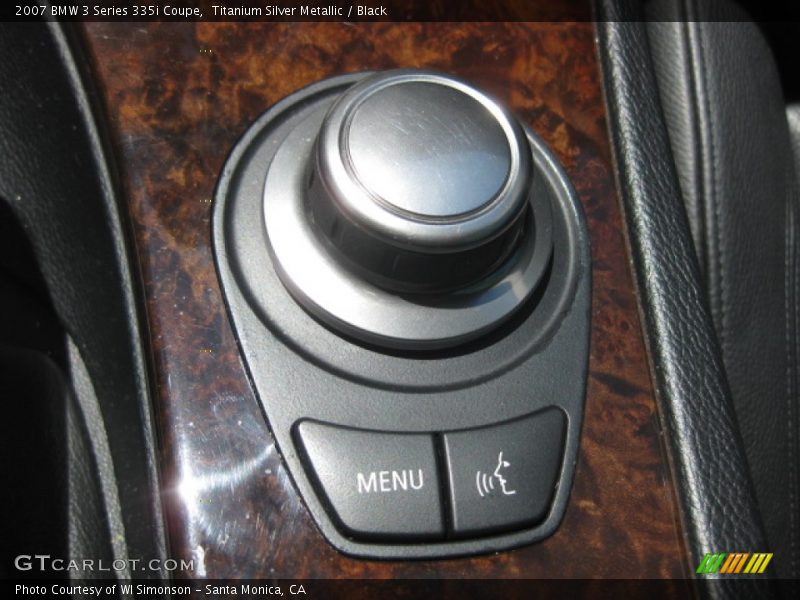 Titanium Silver Metallic / Black 2007 BMW 3 Series 335i Coupe