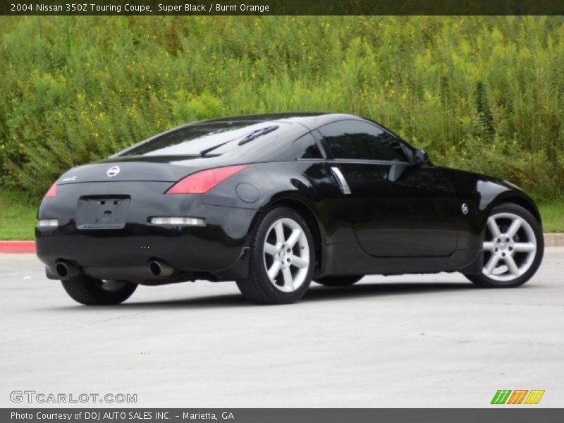 Super Black / Burnt Orange 2004 Nissan 350Z Touring Coupe