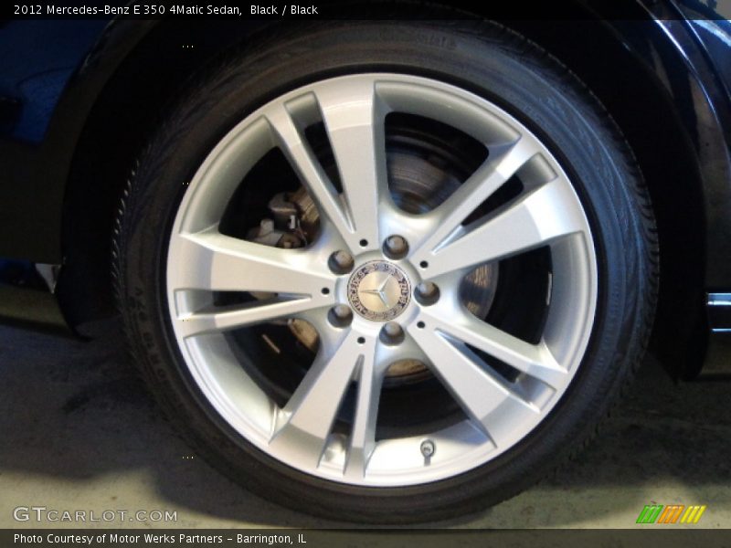 Black / Black 2012 Mercedes-Benz E 350 4Matic Sedan