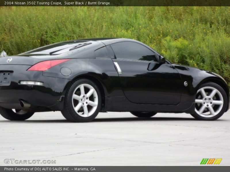 Super Black / Burnt Orange 2004 Nissan 350Z Touring Coupe