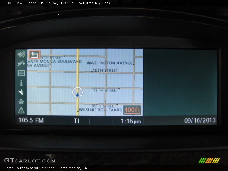 Titanium Silver Metallic / Black 2007 BMW 3 Series 335i Coupe