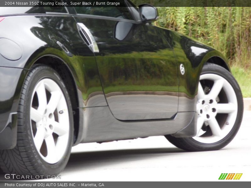 Super Black / Burnt Orange 2004 Nissan 350Z Touring Coupe