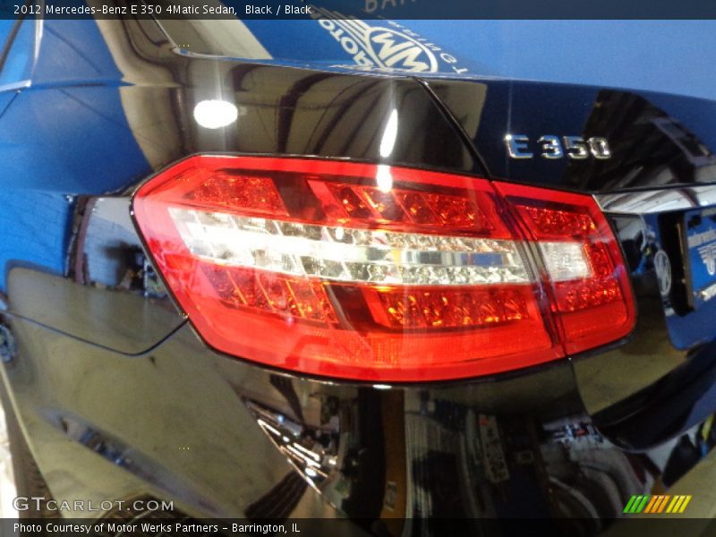 Black / Black 2012 Mercedes-Benz E 350 4Matic Sedan