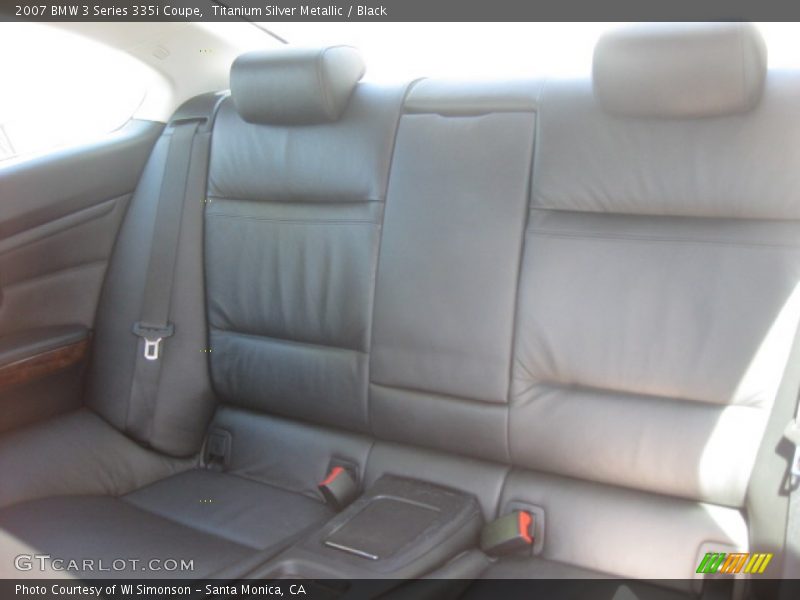 Titanium Silver Metallic / Black 2007 BMW 3 Series 335i Coupe