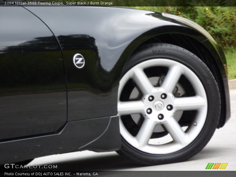 Super Black / Burnt Orange 2004 Nissan 350Z Touring Coupe