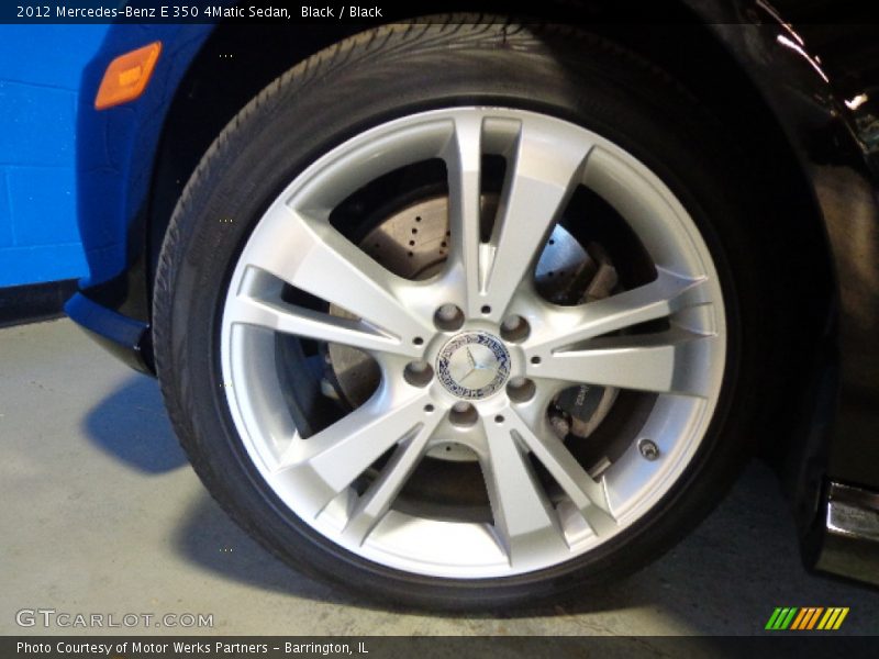 Black / Black 2012 Mercedes-Benz E 350 4Matic Sedan
