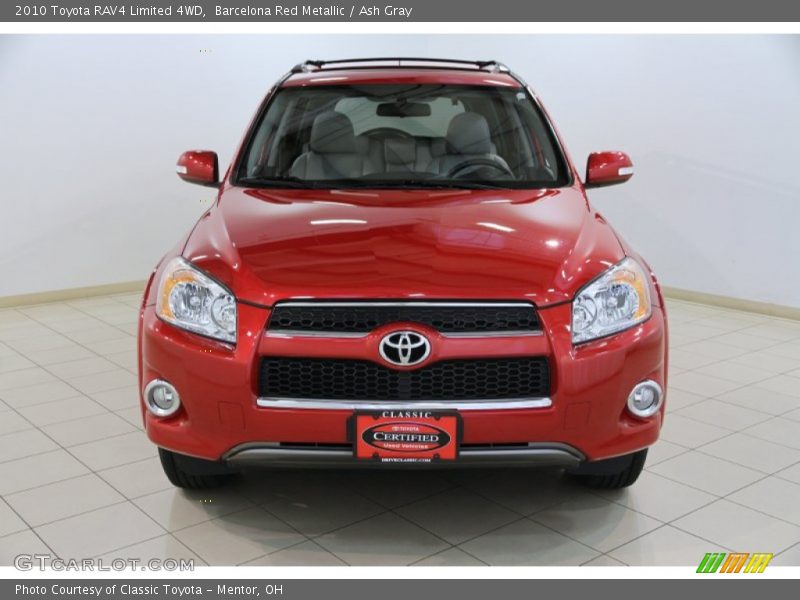 Barcelona Red Metallic / Ash Gray 2010 Toyota RAV4 Limited 4WD