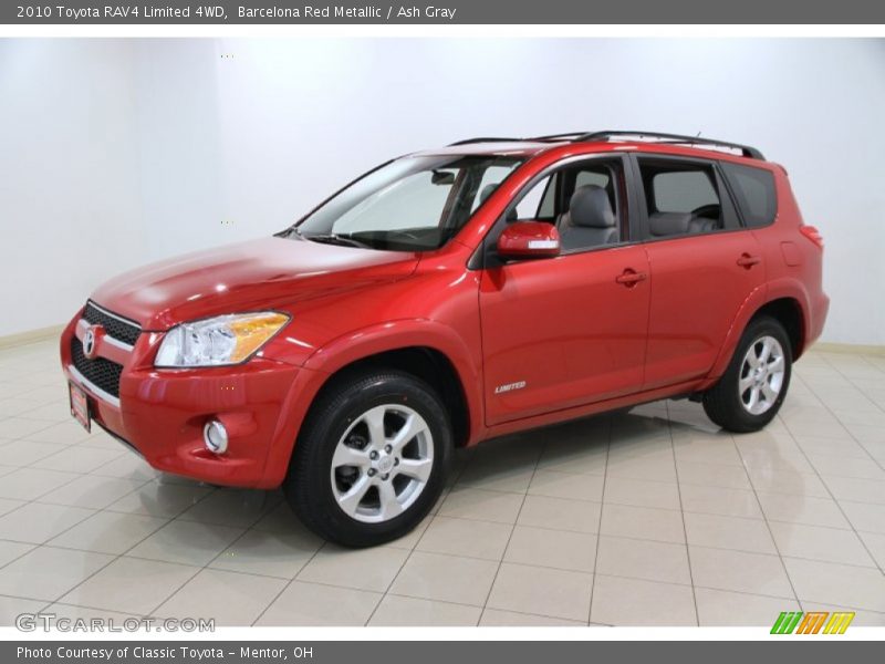 Barcelona Red Metallic / Ash Gray 2010 Toyota RAV4 Limited 4WD