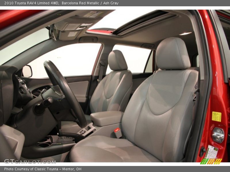 Barcelona Red Metallic / Ash Gray 2010 Toyota RAV4 Limited 4WD