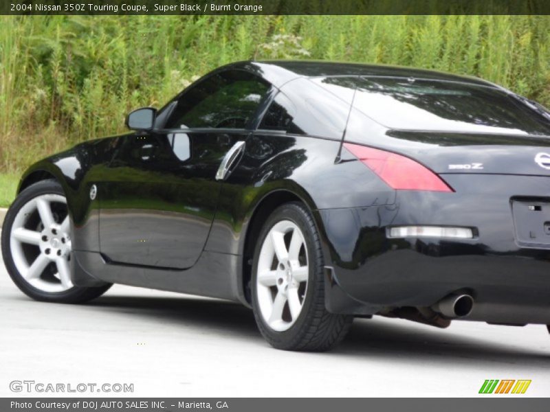 Super Black / Burnt Orange 2004 Nissan 350Z Touring Coupe