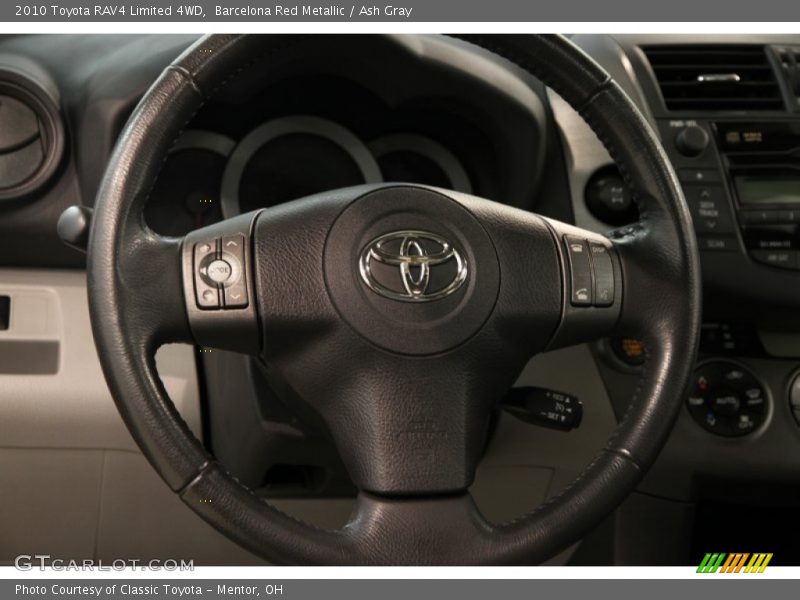 Barcelona Red Metallic / Ash Gray 2010 Toyota RAV4 Limited 4WD