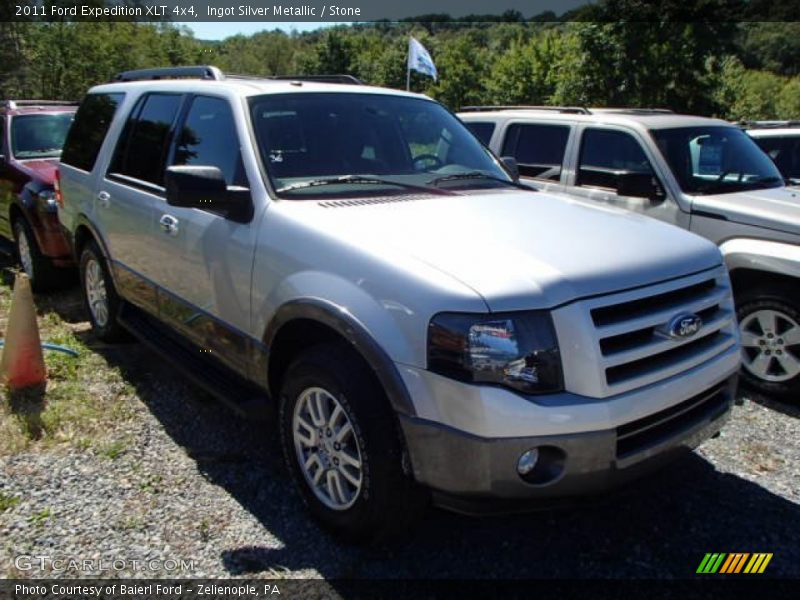 Ingot Silver Metallic / Stone 2011 Ford Expedition XLT 4x4