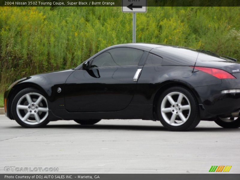 Super Black / Burnt Orange 2004 Nissan 350Z Touring Coupe