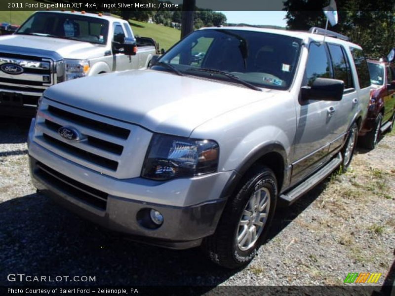 Ingot Silver Metallic / Stone 2011 Ford Expedition XLT 4x4