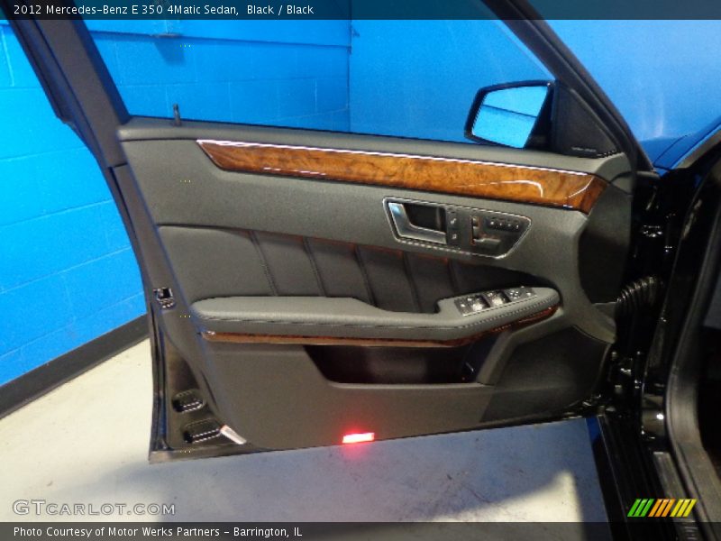 Black / Black 2012 Mercedes-Benz E 350 4Matic Sedan