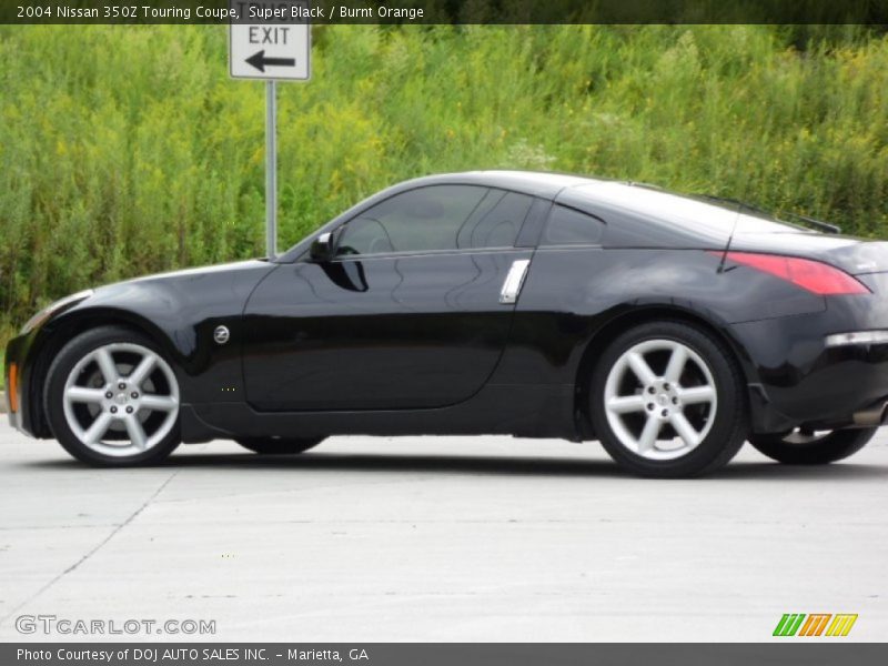 Super Black / Burnt Orange 2004 Nissan 350Z Touring Coupe