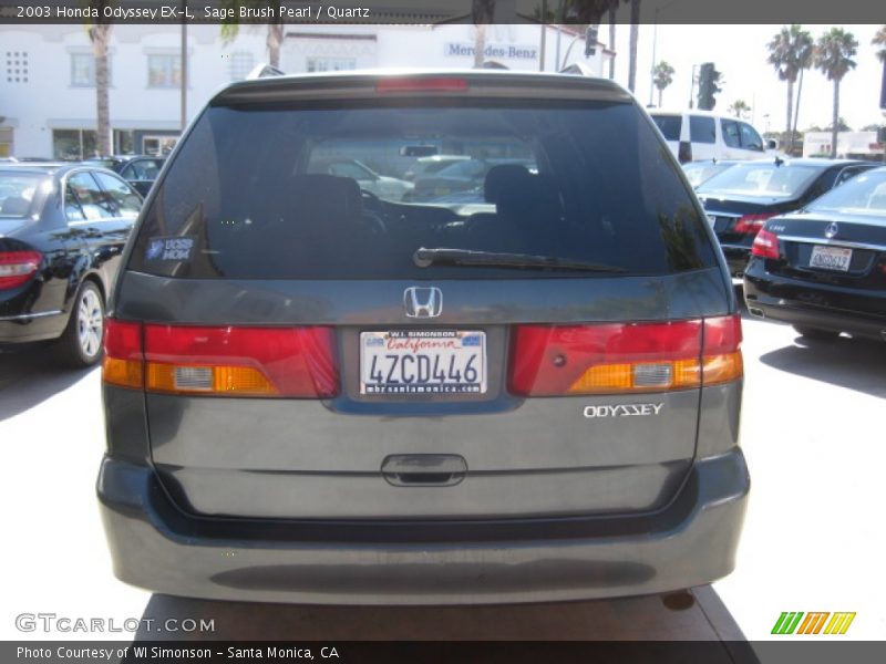 Sage Brush Pearl / Quartz 2003 Honda Odyssey EX-L