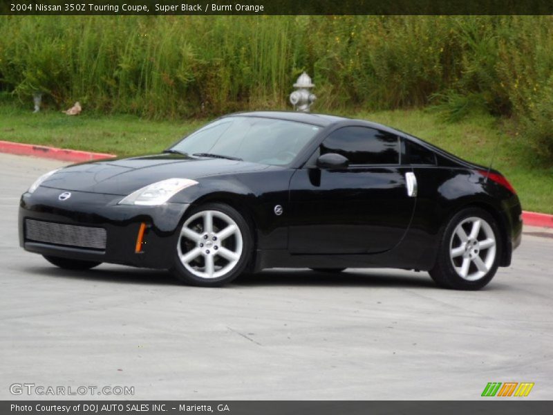 Super Black / Burnt Orange 2004 Nissan 350Z Touring Coupe