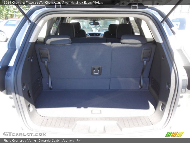 Champagne Silver Metallic / Ebony/Mojave 2014 Chevrolet Traverse LT