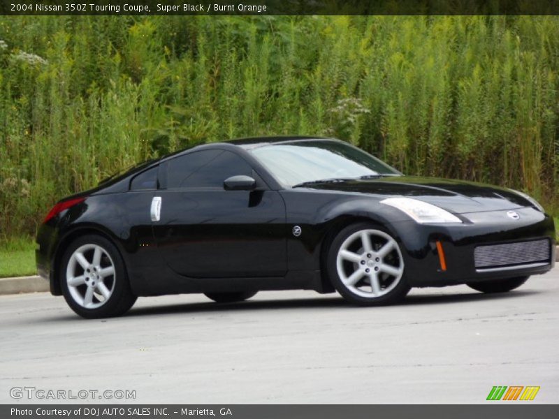 Super Black / Burnt Orange 2004 Nissan 350Z Touring Coupe