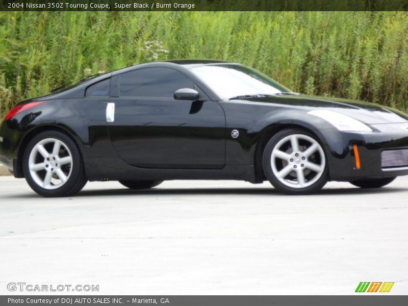 Super Black / Burnt Orange 2004 Nissan 350Z Touring Coupe