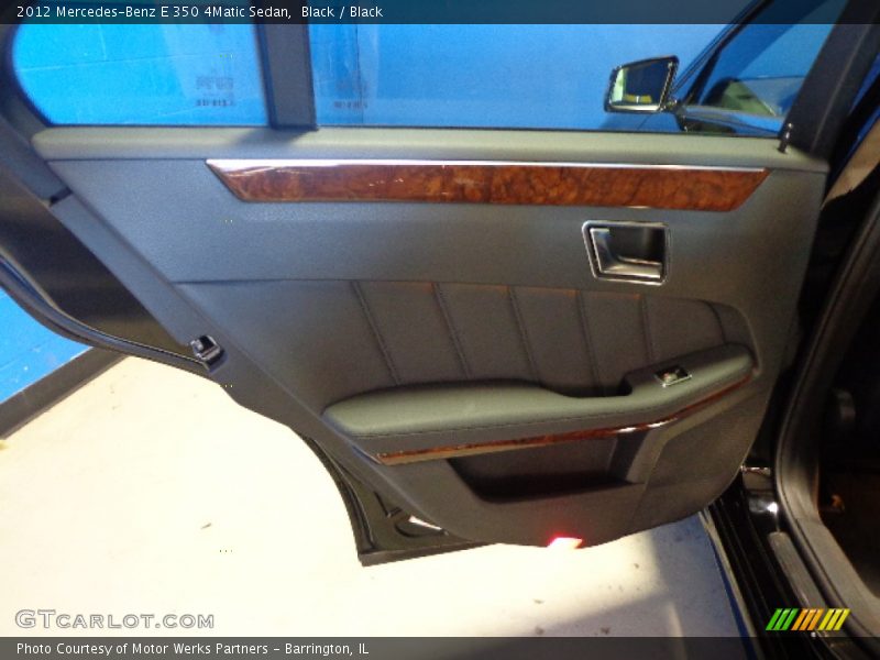 Black / Black 2012 Mercedes-Benz E 350 4Matic Sedan
