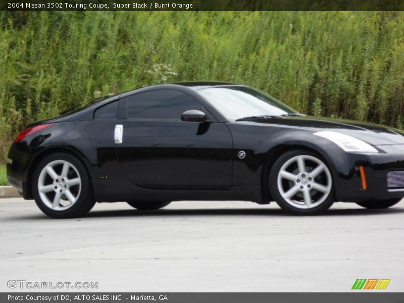 Super Black / Burnt Orange 2004 Nissan 350Z Touring Coupe