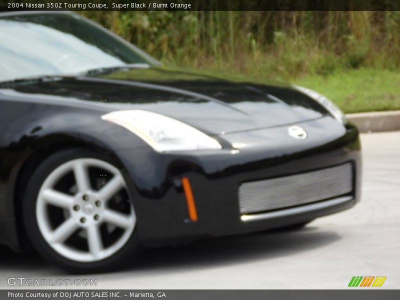 Super Black / Burnt Orange 2004 Nissan 350Z Touring Coupe