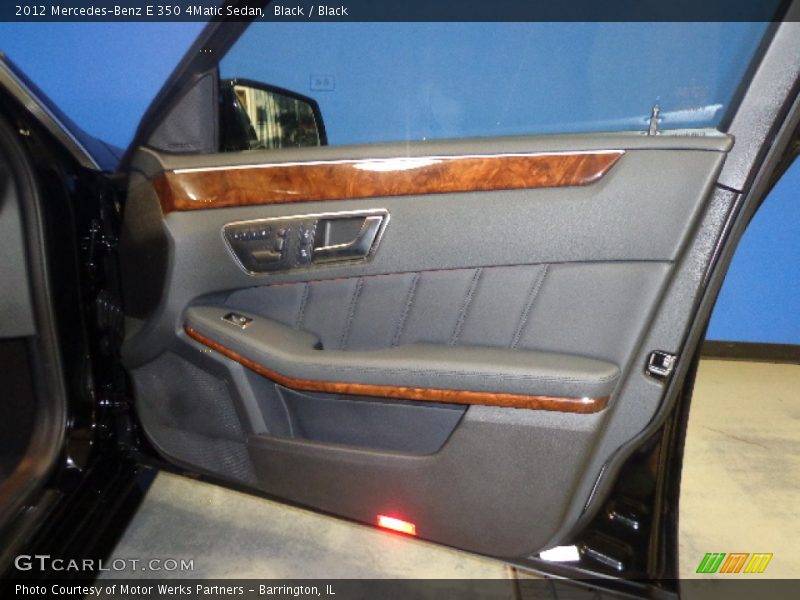 Black / Black 2012 Mercedes-Benz E 350 4Matic Sedan