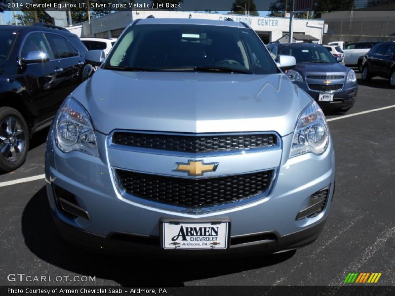 Silver Topaz Metallic / Jet Black 2014 Chevrolet Equinox LT