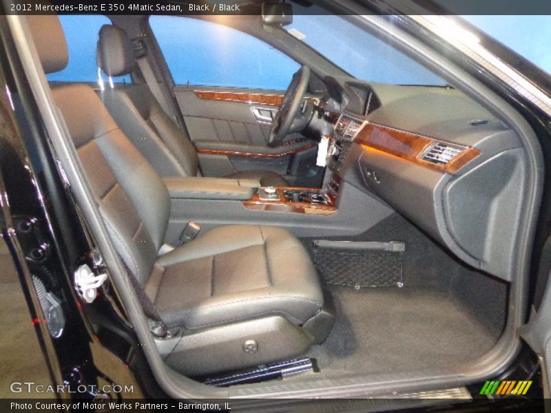 Black / Black 2012 Mercedes-Benz E 350 4Matic Sedan