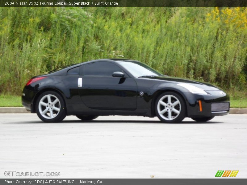 Super Black / Burnt Orange 2004 Nissan 350Z Touring Coupe