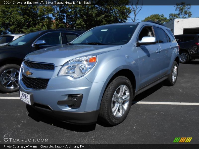 Silver Topaz Metallic / Jet Black 2014 Chevrolet Equinox LT