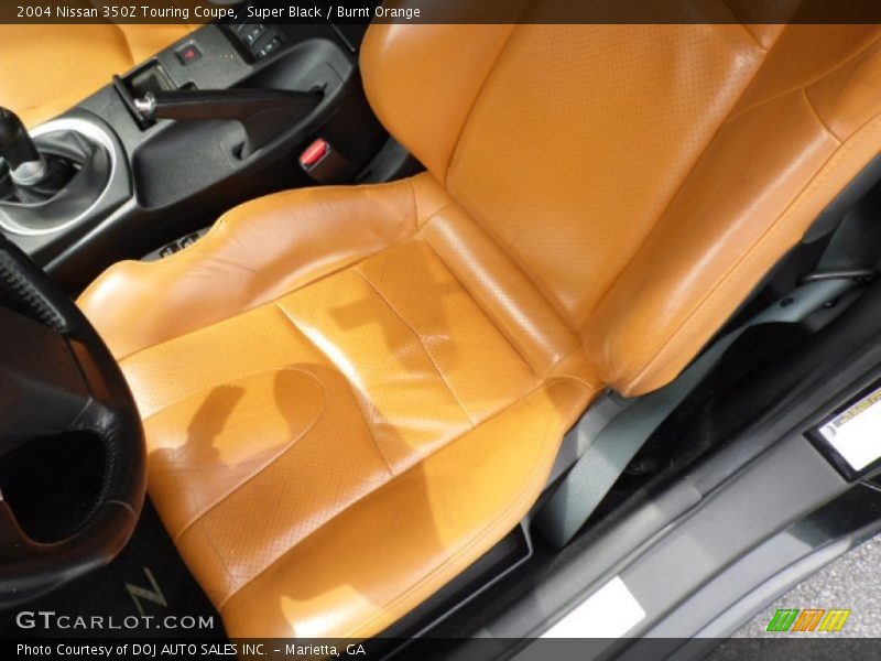 Super Black / Burnt Orange 2004 Nissan 350Z Touring Coupe
