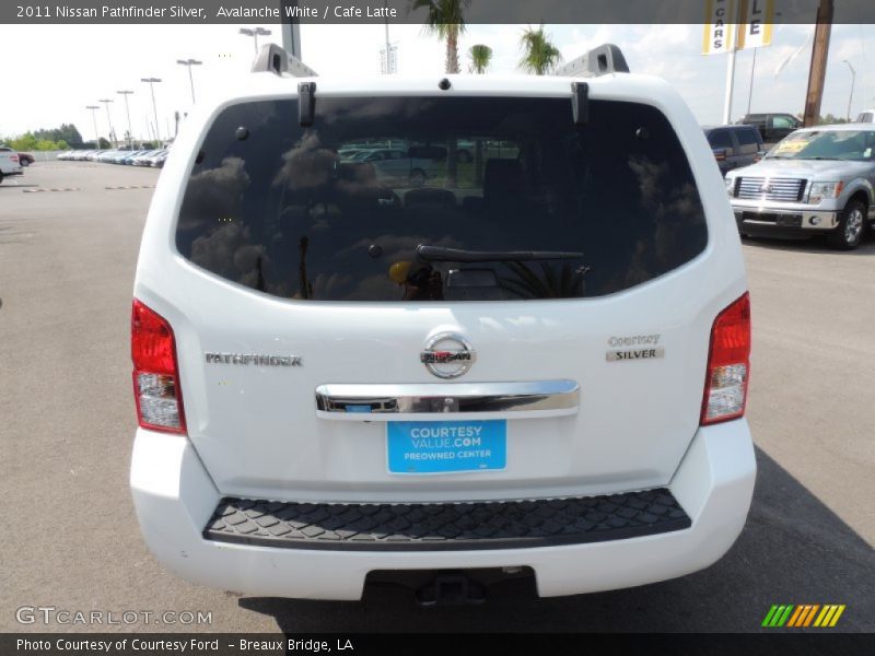 Avalanche White / Cafe Latte 2011 Nissan Pathfinder Silver