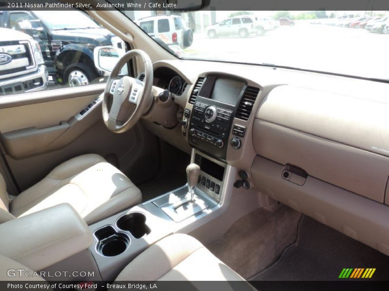 Avalanche White / Cafe Latte 2011 Nissan Pathfinder Silver