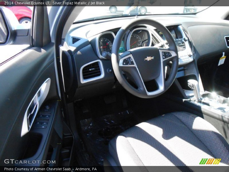 Silver Topaz Metallic / Jet Black 2014 Chevrolet Equinox LT