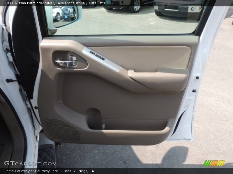 Avalanche White / Cafe Latte 2011 Nissan Pathfinder Silver