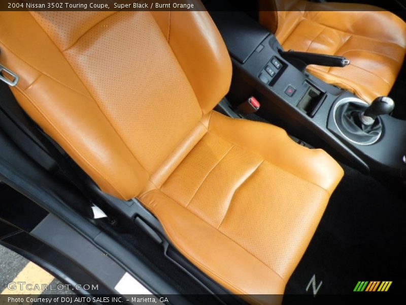  2004 350Z Touring Coupe Burnt Orange Interior