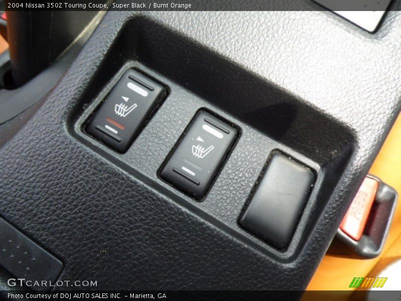 Super Black / Burnt Orange 2004 Nissan 350Z Touring Coupe