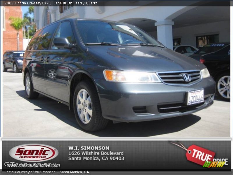 Sage Brush Pearl / Quartz 2003 Honda Odyssey EX-L