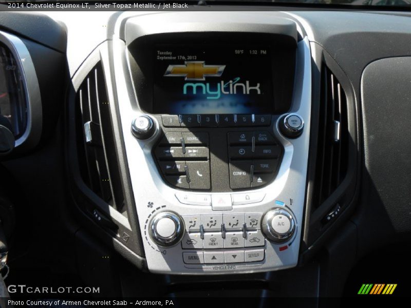 Silver Topaz Metallic / Jet Black 2014 Chevrolet Equinox LT