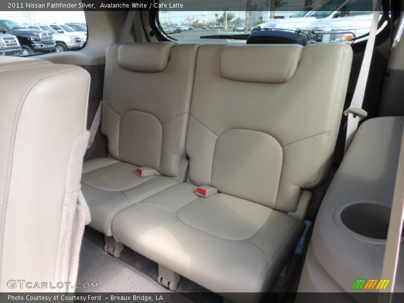 Avalanche White / Cafe Latte 2011 Nissan Pathfinder Silver