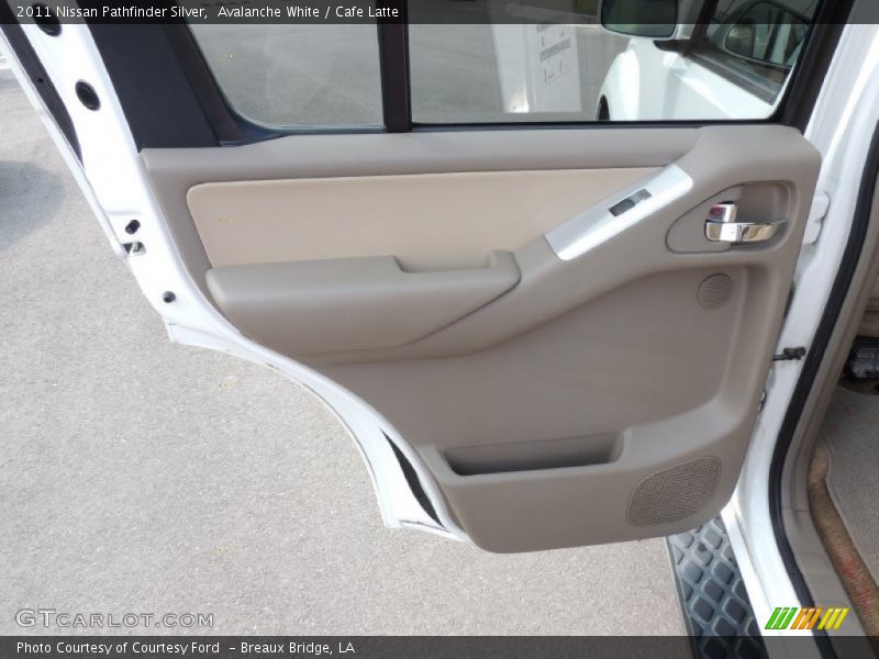 Avalanche White / Cafe Latte 2011 Nissan Pathfinder Silver