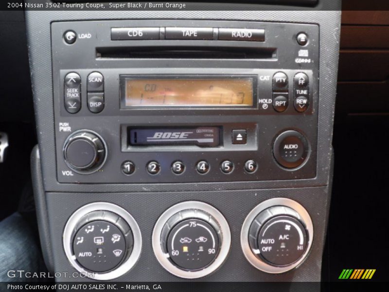 Controls of 2004 350Z Touring Coupe