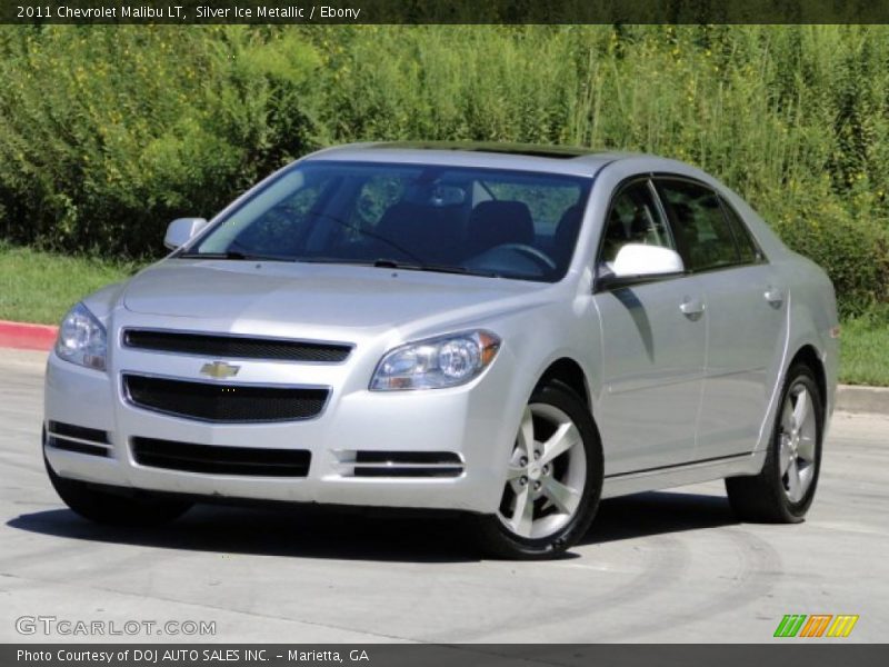 Silver Ice Metallic / Ebony 2011 Chevrolet Malibu LT