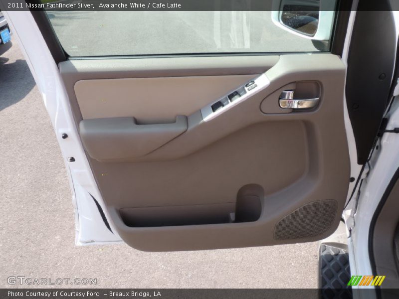 Avalanche White / Cafe Latte 2011 Nissan Pathfinder Silver