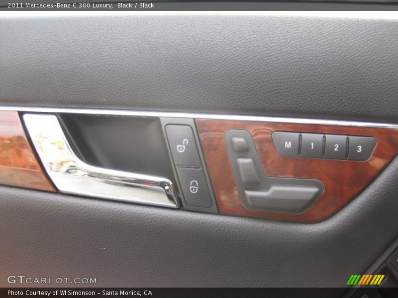 Black / Black 2011 Mercedes-Benz C 300 Luxury