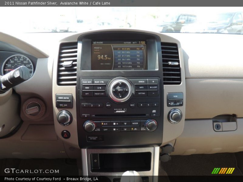 Avalanche White / Cafe Latte 2011 Nissan Pathfinder Silver